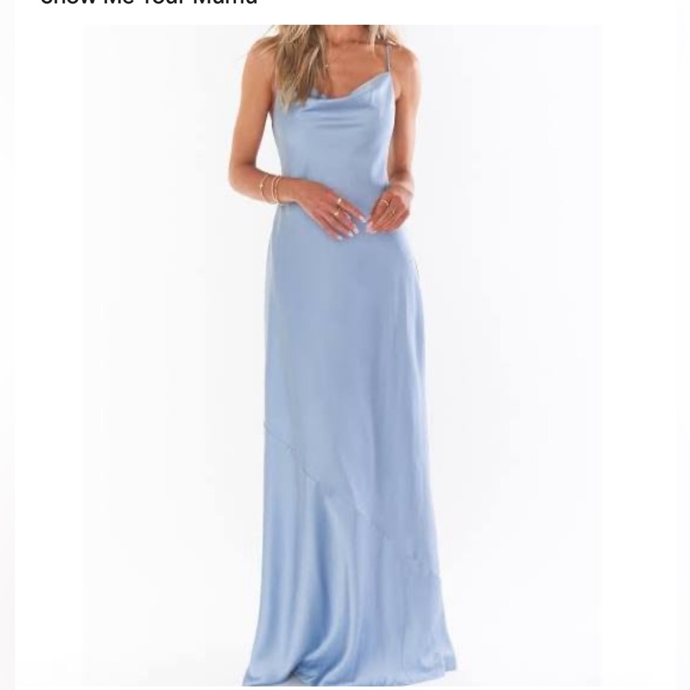 Fame and Partners Light Blue Maxi Dress - NEW WITH TAGS
